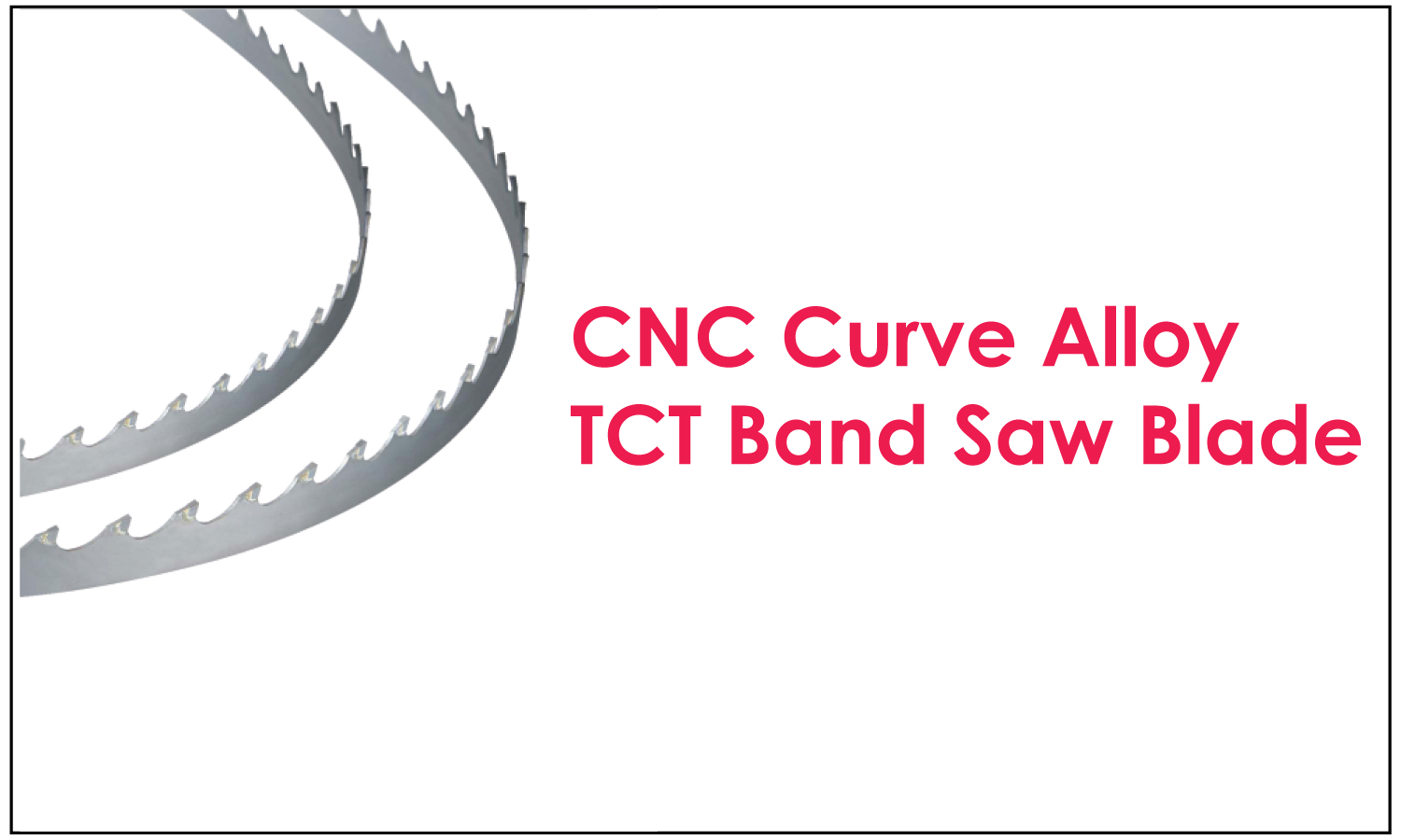 CNC Curve Alloy TCT Band Saw Blade